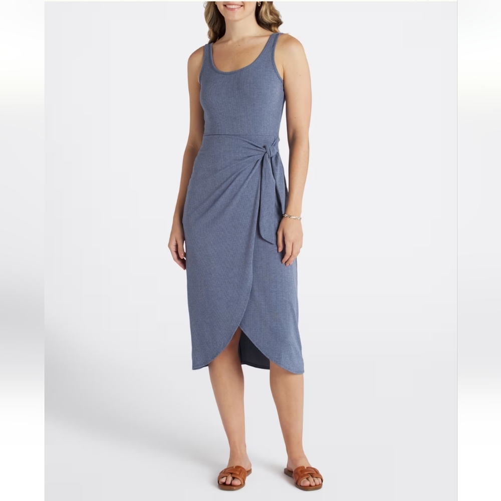 Nine Britton Blue Midi Dress